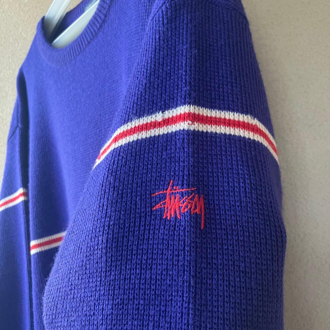 初期 80s 90s old stussy ニット 王冠タグ vintage - メルカリ