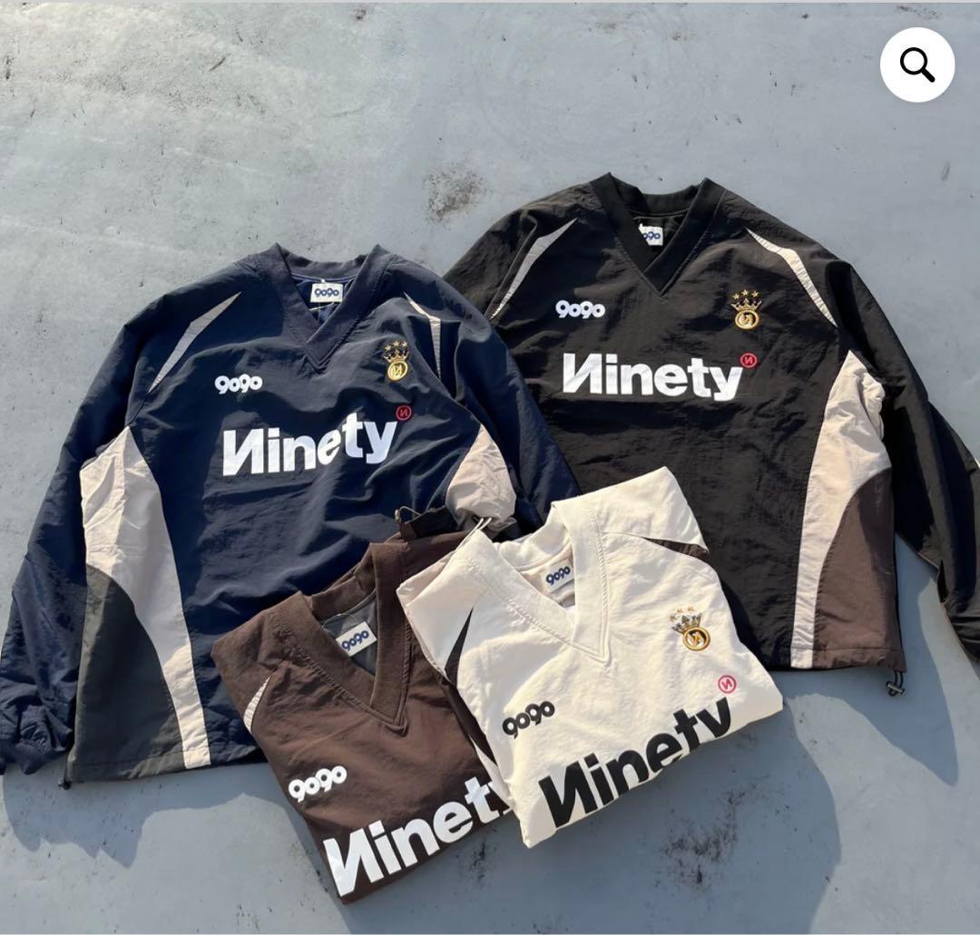 新品！即完売‼️9090 ナイロン プルオーバー ブラック XL - メルカリ