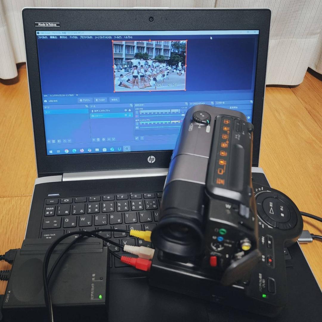 動作確認済】高画質 SONY Hi8 8ミリ ビデオカメラ クレードル セット