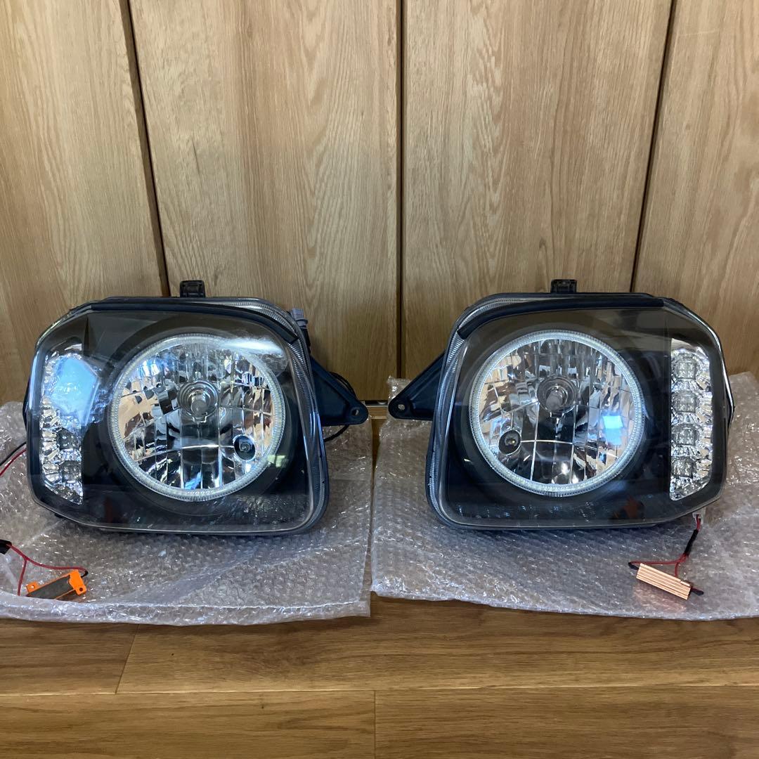 ジムニー JB23W イカリングヘッドライト 社外 左右セット - メルカリ