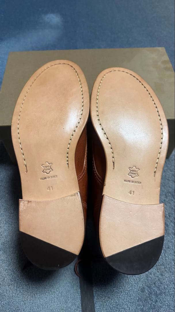 and A . PADRONE ショートレースアップブーツ 26.5cm