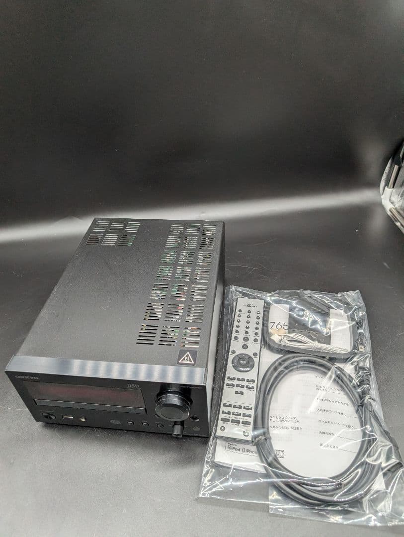 美品　ONKYO ネットワークCDレシーバー ブラック CR-N765(B) Amazon.co.jp: ONKYO ネットワークCDレシーバー ブラック CR-N765(B
