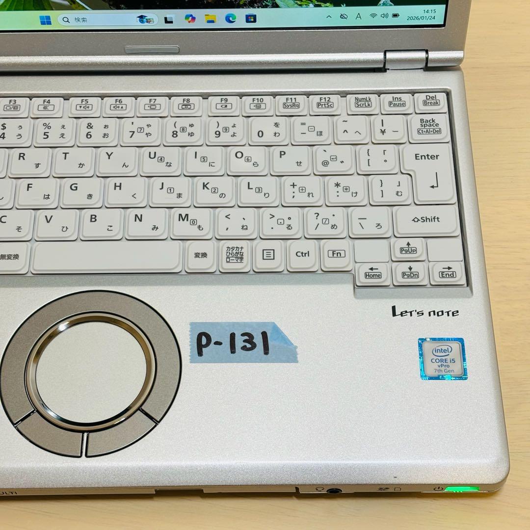 レッツノート PC Windows11 SSD DVD オフィス付き P-131 - メルカリ