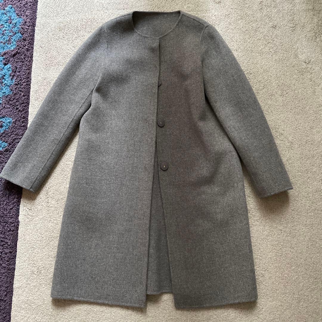 バーニーズニューヨークノーカラーコートサイズ38