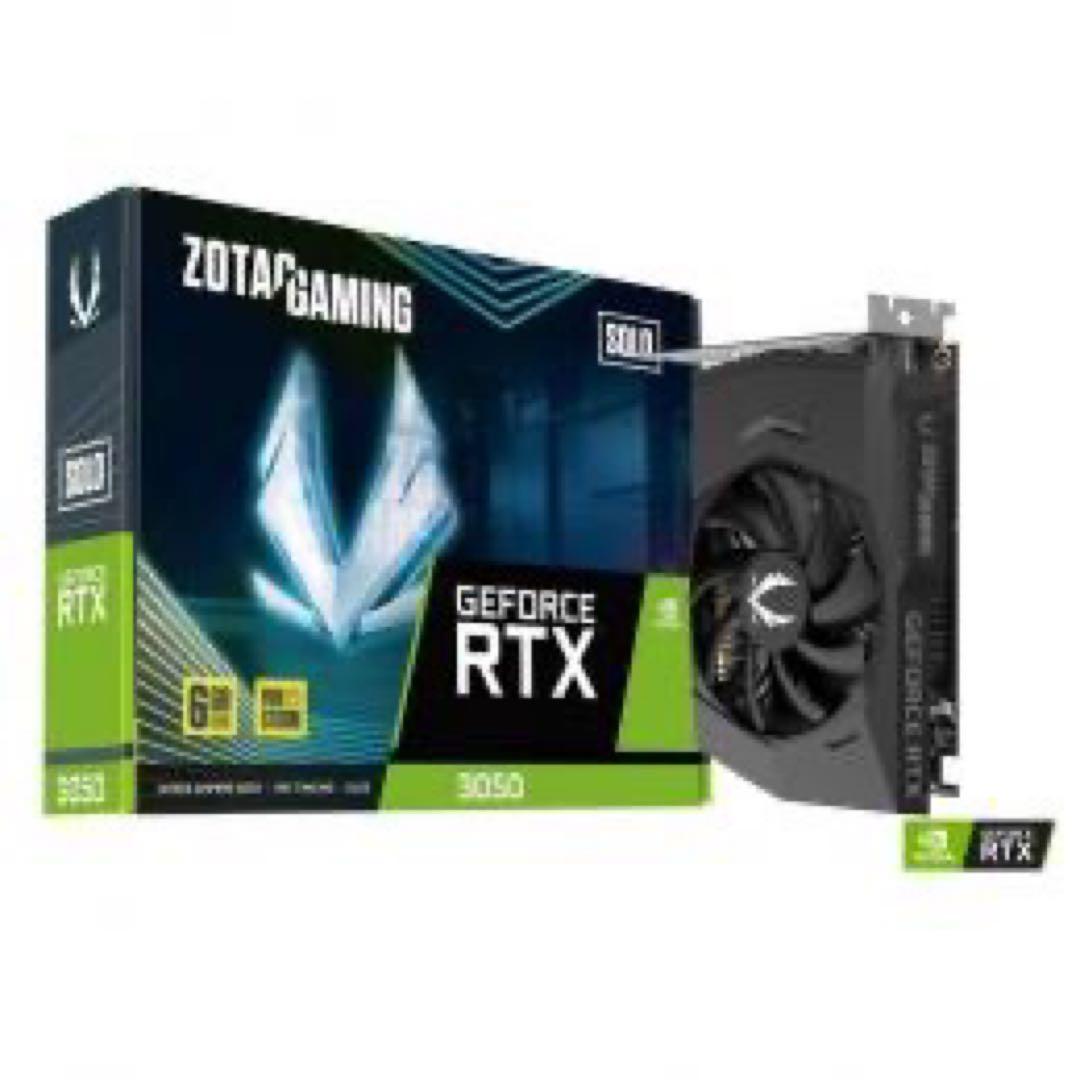 ZOTAC GeForce RTX 3050 6GBグラフィックボード 省スペースかつ4画面出力に対応したGeForce RTX 3050搭載グラフィック