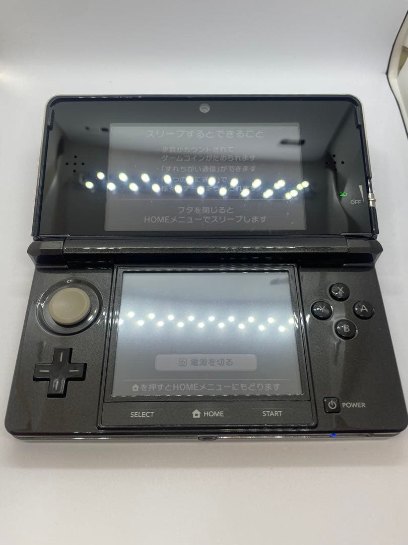 任天堂 Nintendo 3DS ブラック 動作確認済み ポケモンソフト付属