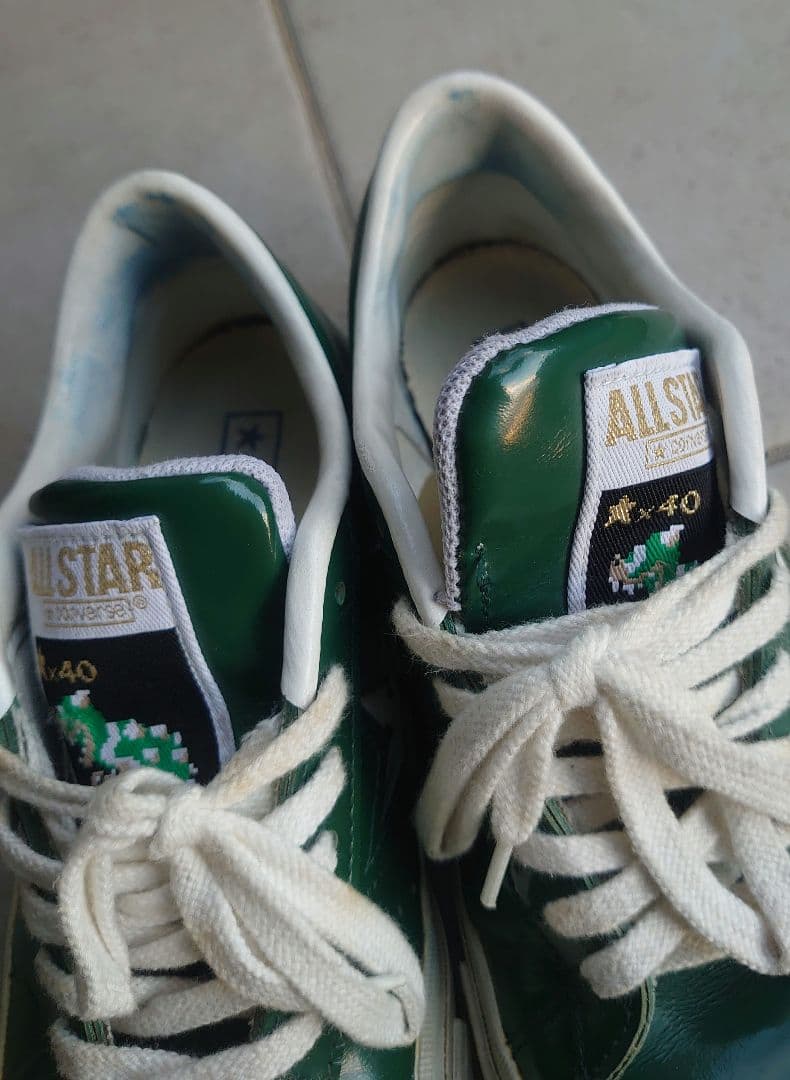 コンバース/スーパーマリオ/クッパ/ワンスター/緑/コラボ/23.5cm