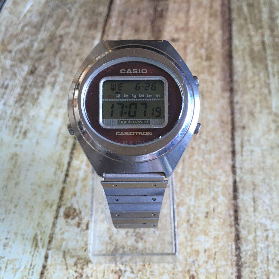 レア◇中古動品◇TRN-03◇カシオ カシオトロン 90年代復刻版◇赤文字盤
