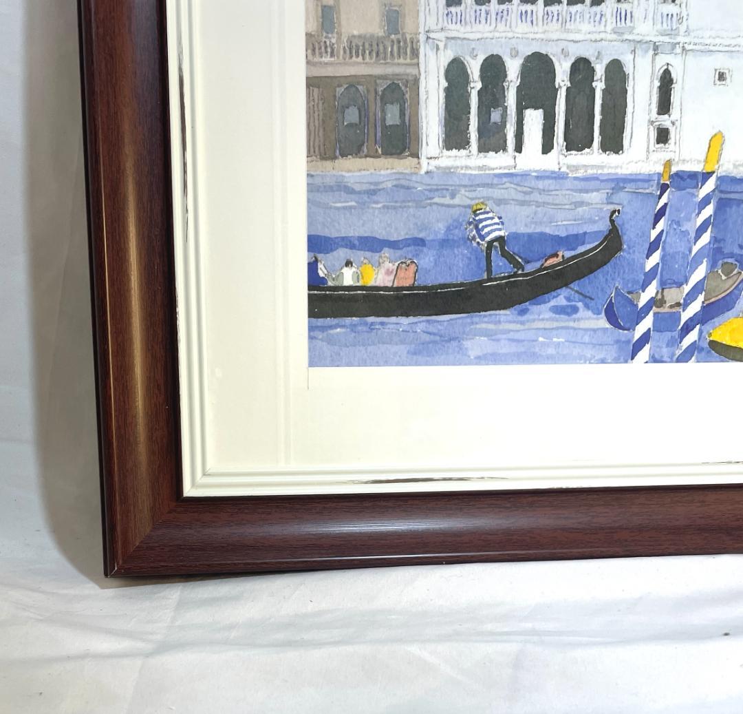 新品】安野光雅「ベニスの船着場」ポスター 複製画 額付 - メルカリ