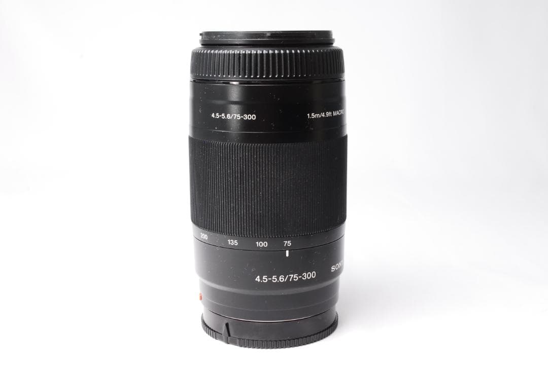 【美品】SONY 望遠レンズ 75-300mm ｆ4.5-5.6 MACRO