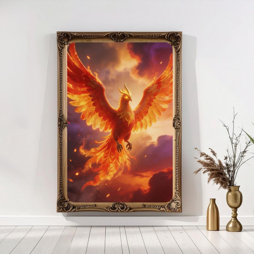 鳳凰 永劫の炎 2L 受注印刷 アート【D003】 - メルカリ