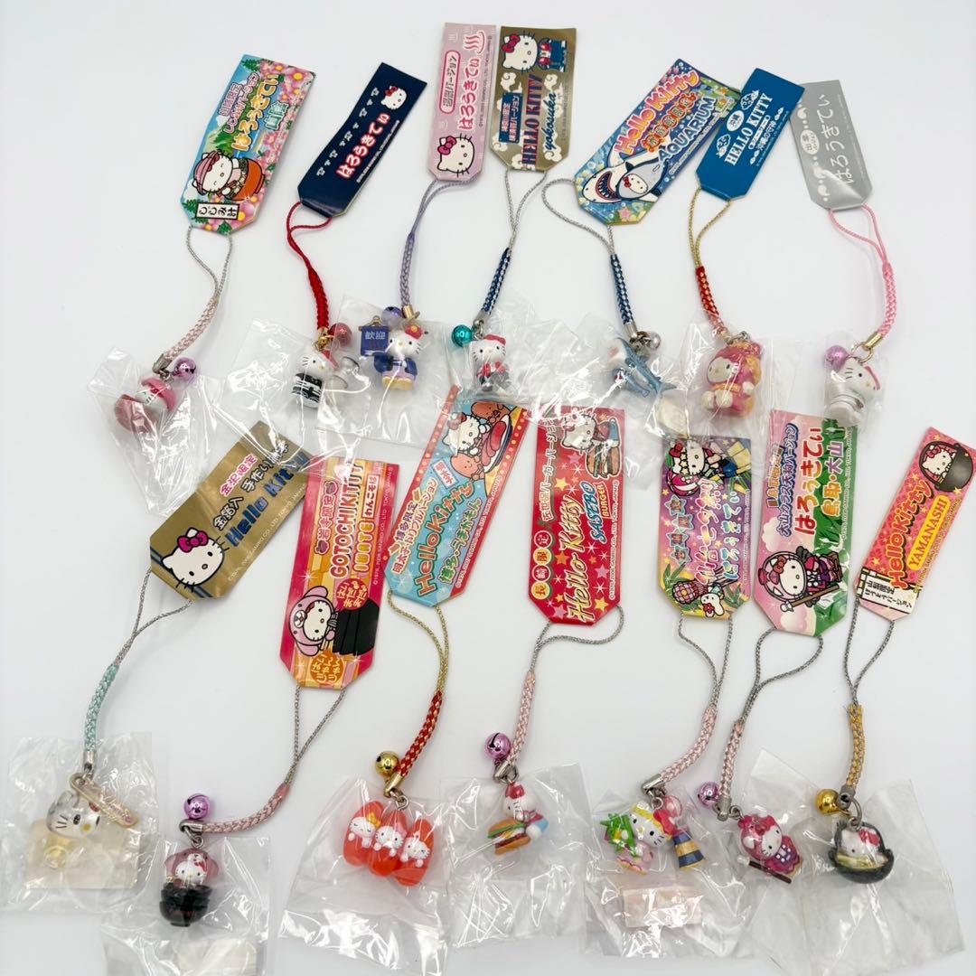 ご当地 ハローキティ ストラップ ボールペン ピンズ 大量 103個 まとめ
