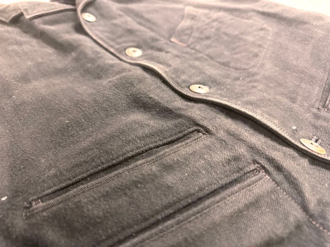 極希少40フリーホイーラーズ ジャクソンベスト モールスキン ブラック