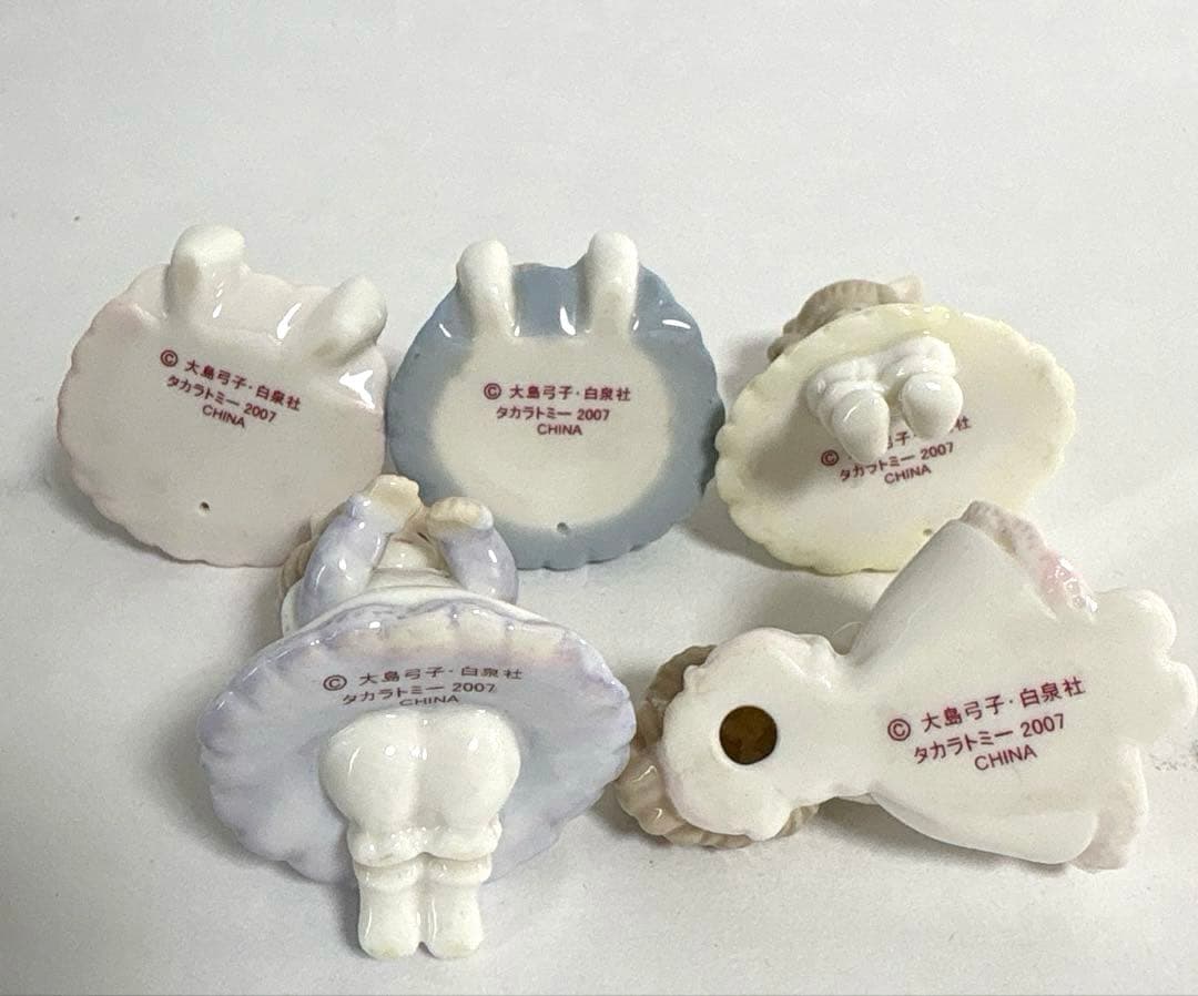 大島弓子 綿の国星 チビ猫陶器フィギュア5体セット - メルカリ