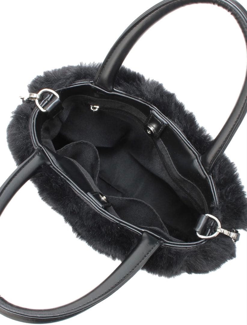 GYDAファーハンドショルダーバッグGGembossmixmaterialBAG - メルカリ
