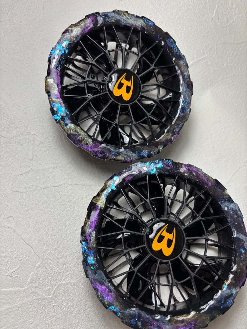 ①バートル　エアークラフト　カスタムペイント　ファン BURTLE（バートル）エアークラフト プレミアムカスタムファン