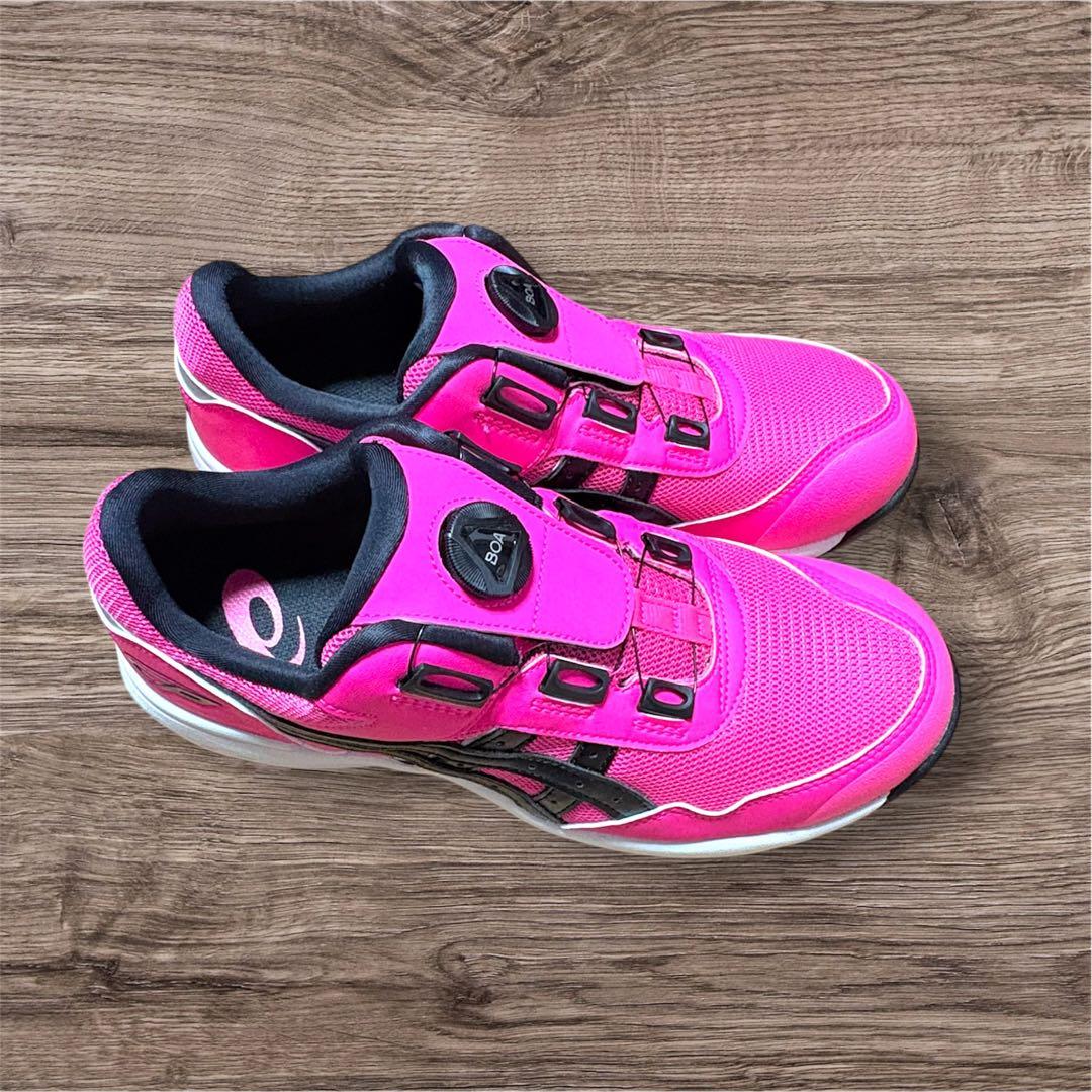 asics ボア BoA 安全靴 26.5cm ピンク 限定カラー レア