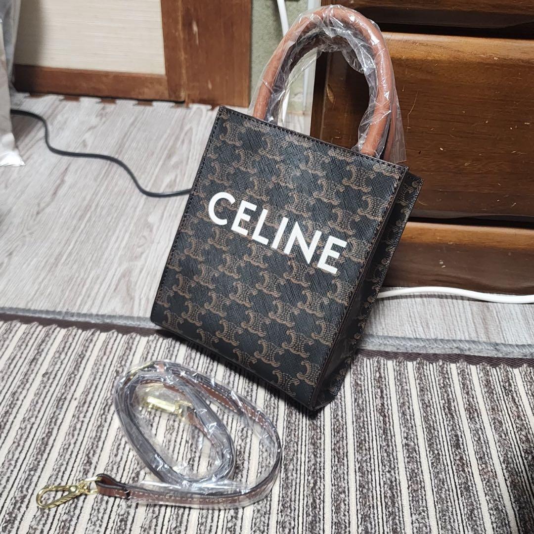 り*ぃ様 CELINE　カバン　ハンドバッグ　ショルダーバッグ　ノベルティ　セリ CELINE セリーヌ ハンドバッグ 2WAY/ショルダーバッグ/TEEN NINO