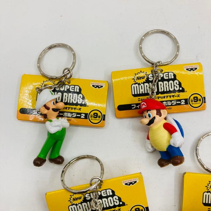 Newスーパーマリオブラザーズ フィギュアキーホルダー2 9種