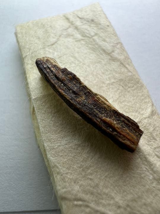 古渡命銘木 霊元院勅銘　伽羅　銘【星合】0.103g 香木/お香/沈香/伽羅