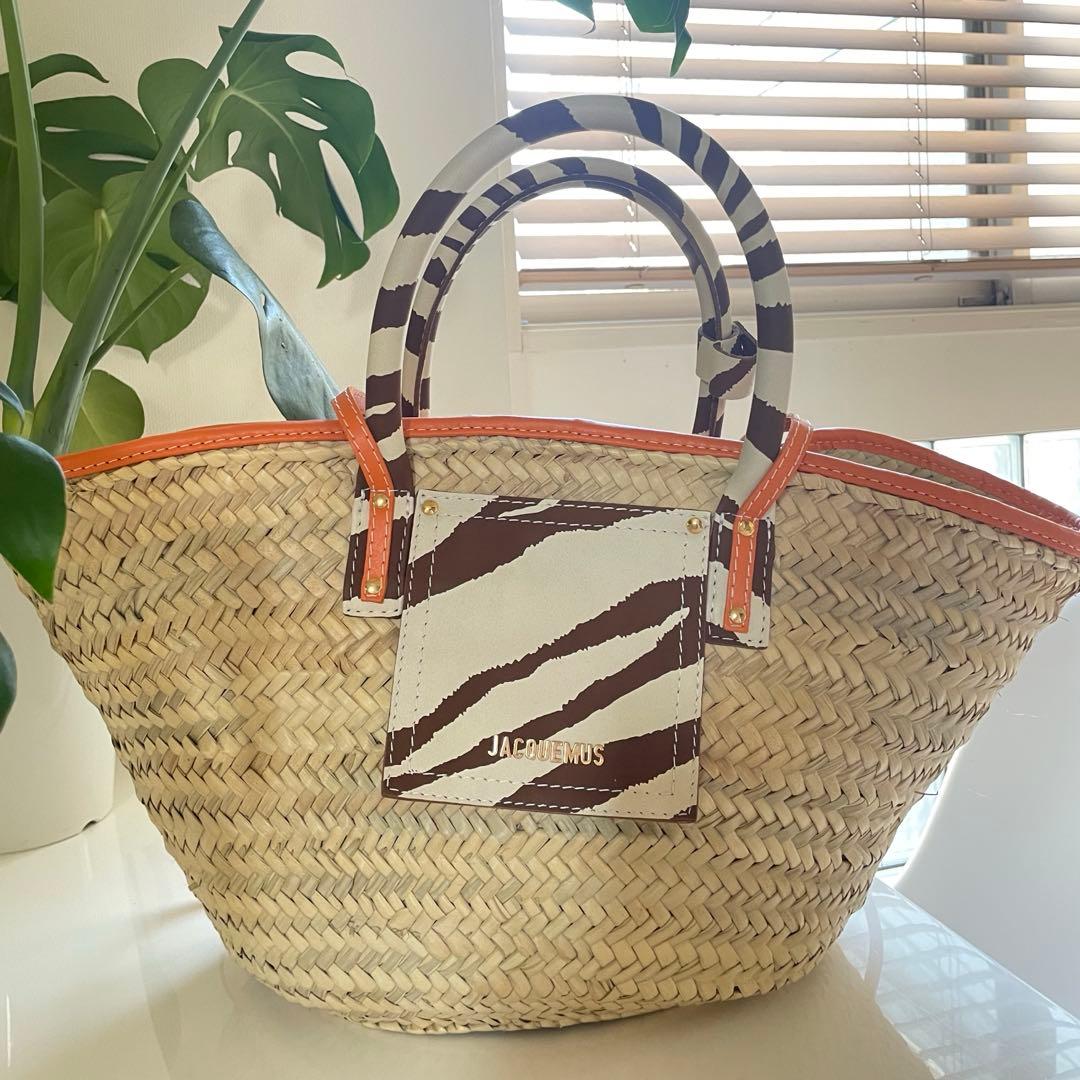 Jacquemus Le Panier Soli レア ゼブラ柄 かごバッグ - メルカリ