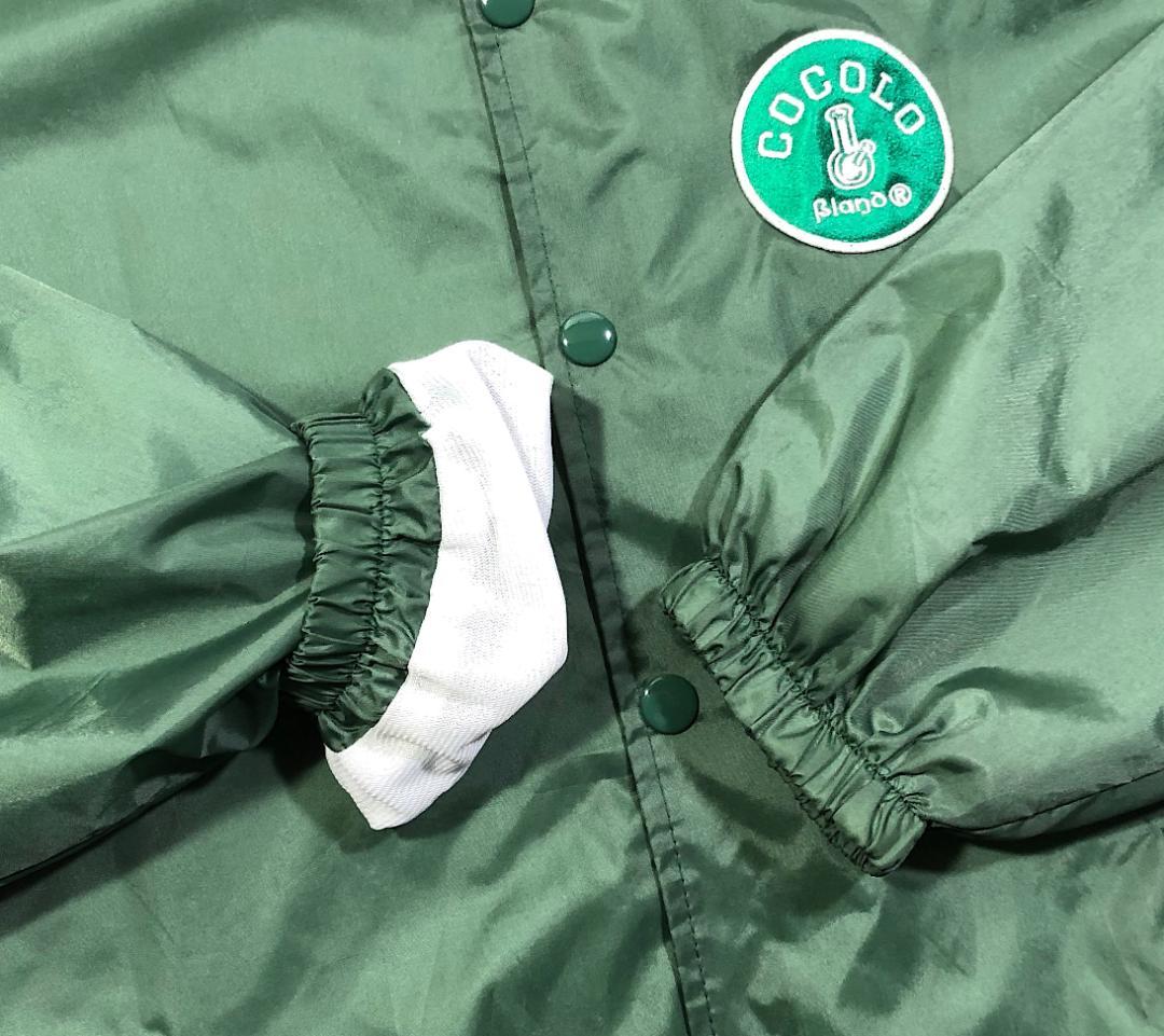 COCOLO ココロブランド コーチジャケット ロゴワッペン＆プリント