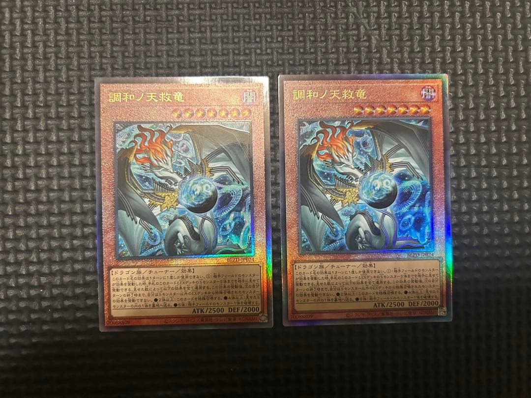 遊戯王 調和ノ天救竜 フィドラウリス-ハルモニア レリーフ 2枚 - メルカリ