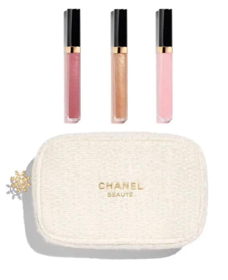シャネル ルージュ ココ グロス トリオ セット クリスマス コフレ シャネル］ルージュ ココ グロス トリオ セット［2025年 11月発売