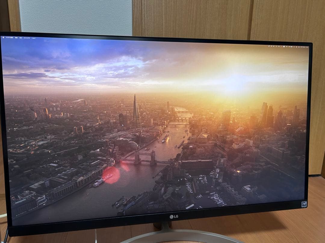 【禁煙　ペット無】LG 4K ２７インチモニター　27UK600W ラスト 禁煙 ペット無】LG 4K 27インチモニター 27UK600W - メルカリ