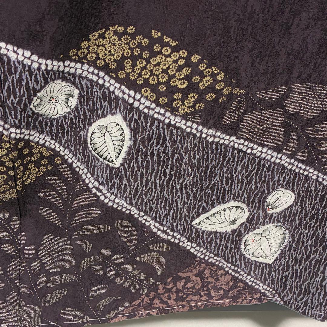 D319 訪問着 辻ヶ花 正絹 着物 袷 しつけ糸付き未使用極美品 - メルカリ