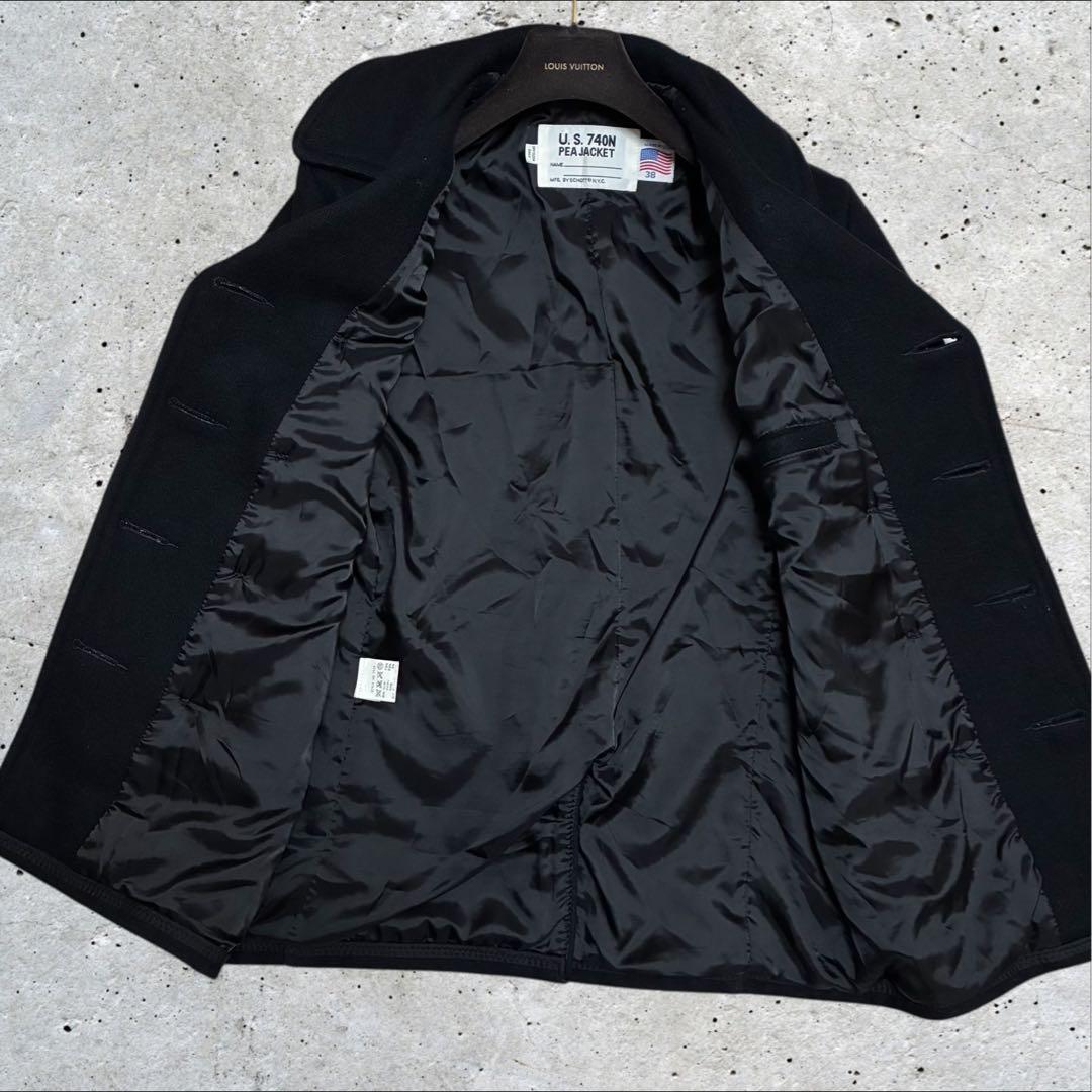 美品/希少 SCHOTT U.S.740N Pコート 753US 7118 38