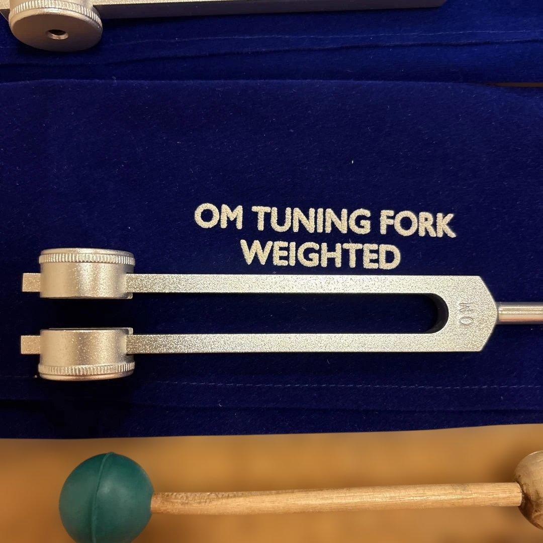 音叉128Hz 136.1Hz ウェイテッドチューニングフォークセット