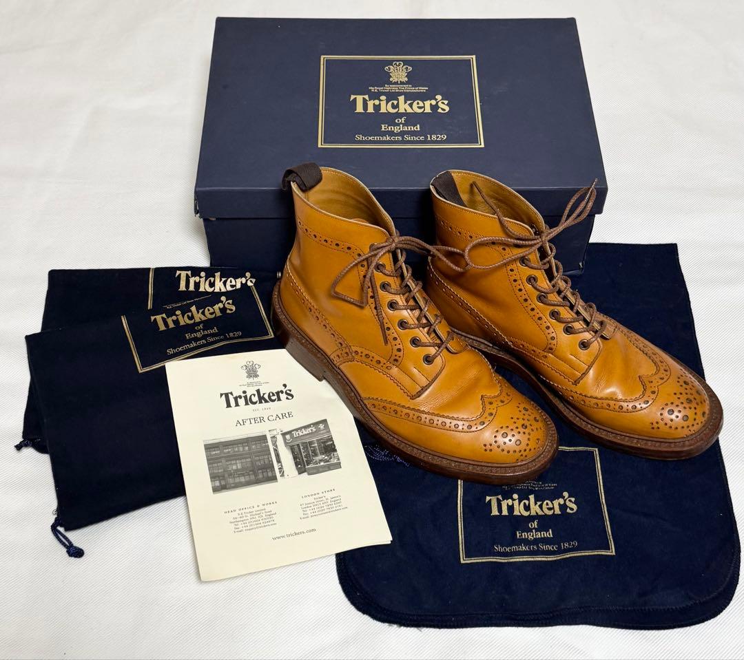 ◇イギリス製【25.5cm】Tricker's◇美品『MOLTON・ブーツ』◇ - メルカリ