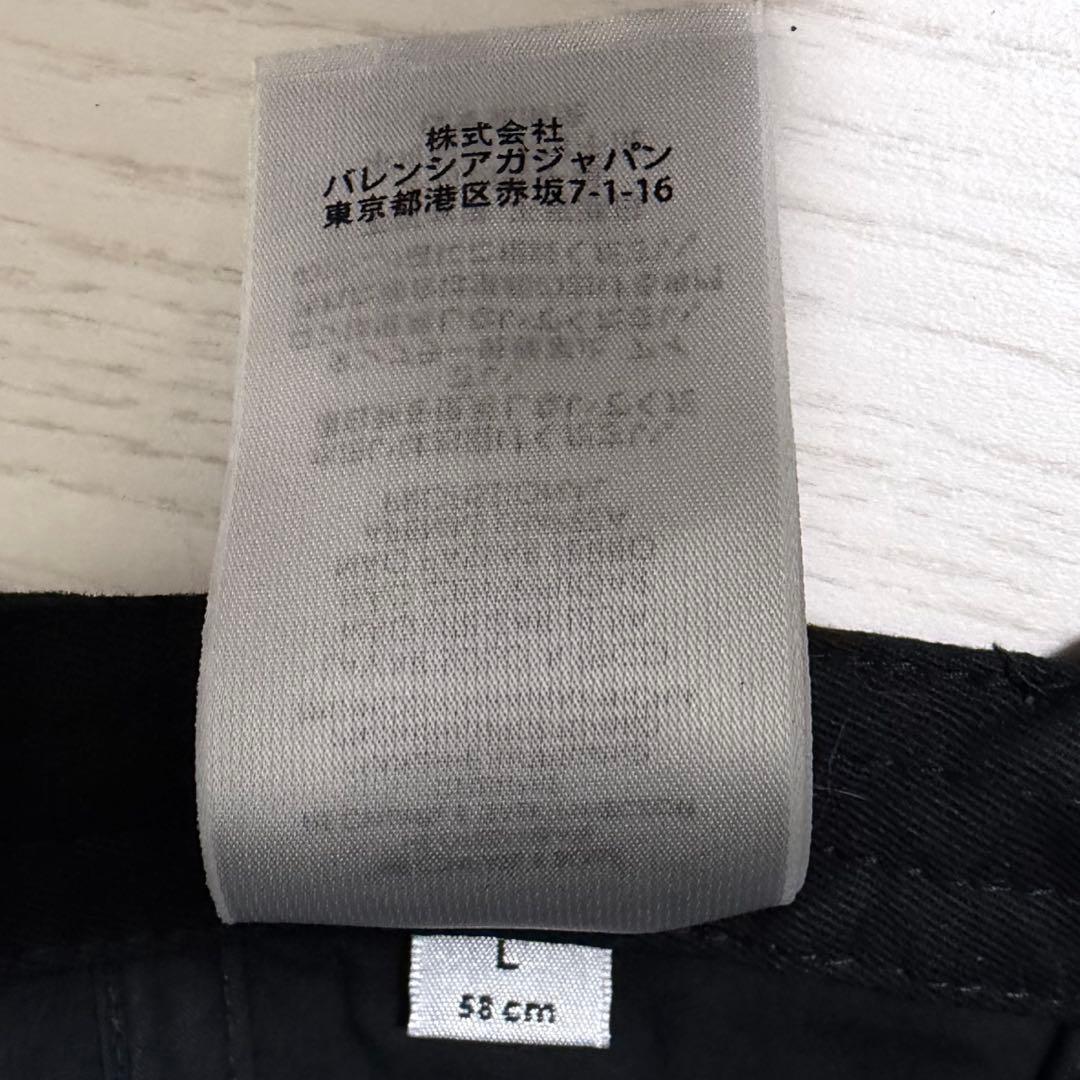 ✨極美品✨BALENCIAGA キャップ L58 新ロゴ マジックテープ 黒 - メルカリ