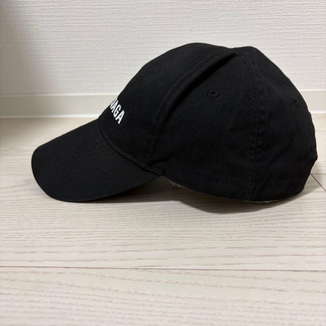 ✨極美品✨BALENCIAGA キャップ L58 新ロゴ マジックテープ 黒 - メルカリ