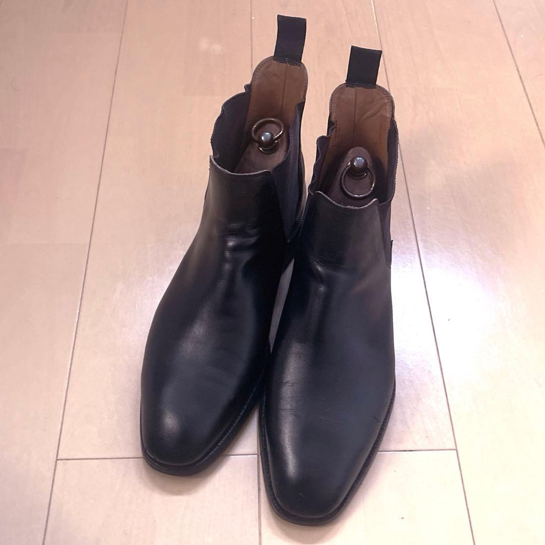 656.CROCKETT&JONES CHELSEA サイドゴアブーツ 8E - メルカリ