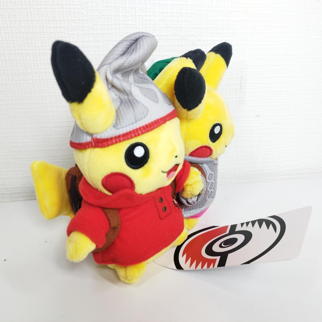 ピカチュウ 25周年 ガラル地方 ぬいぐるみ ニューヨーク ペア アメ