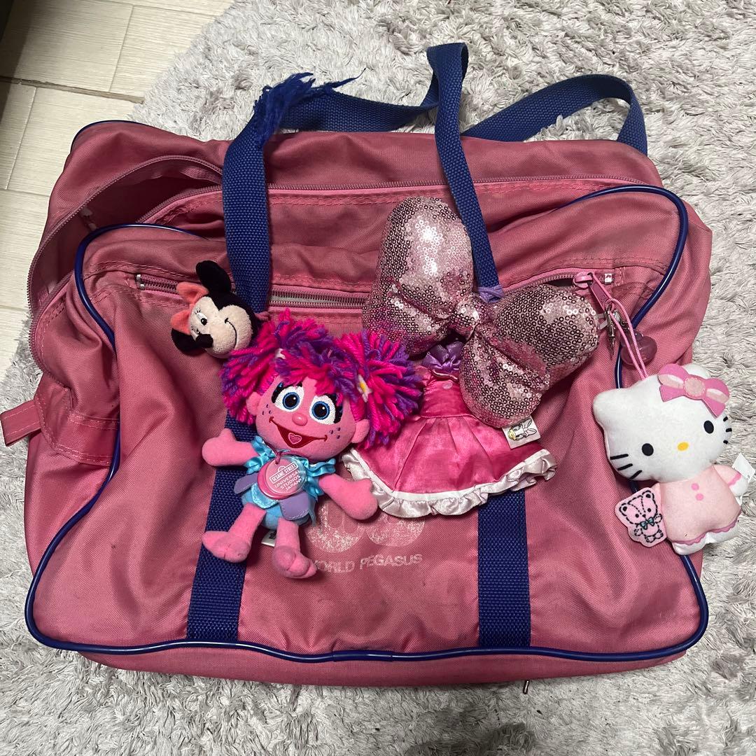 ワッペ ピンク スクバ ワールドペガサス スクールバッグ ピンクワッペ