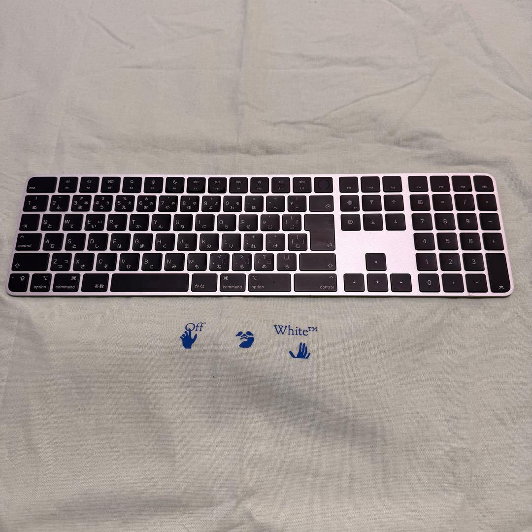 Apple Magic 日本語配列キーボード A2520 A2520) Apple Magic Keyboard with Touch ID/Numeric Keypad - MMMR3LL/A