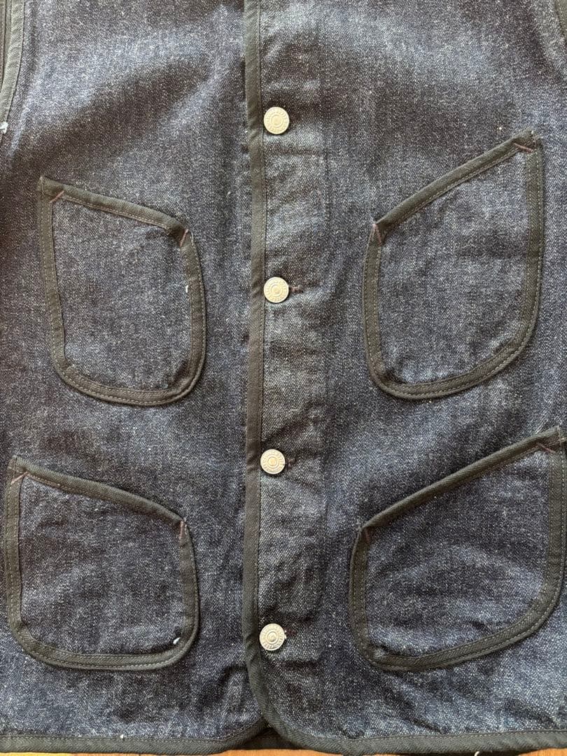 CONNERS CO デニムベストONEPIECE OF ROCK XL SOUTHPARK CHEWING