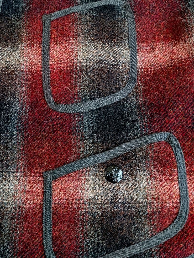 試着のみ RRL WOOL CHECK VEST