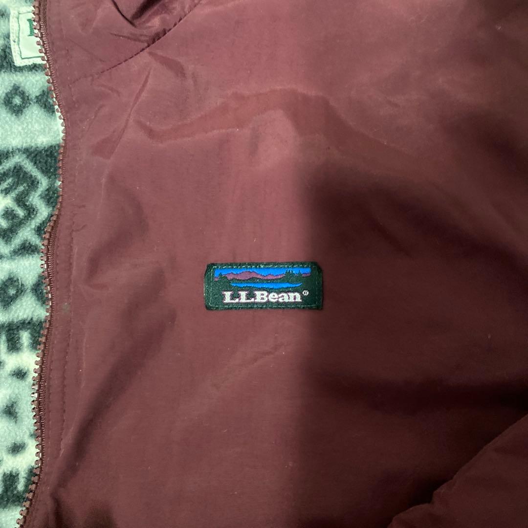 極上】90s USA製L.L.BEAN ウォームアップジャケット ボルドー短丈