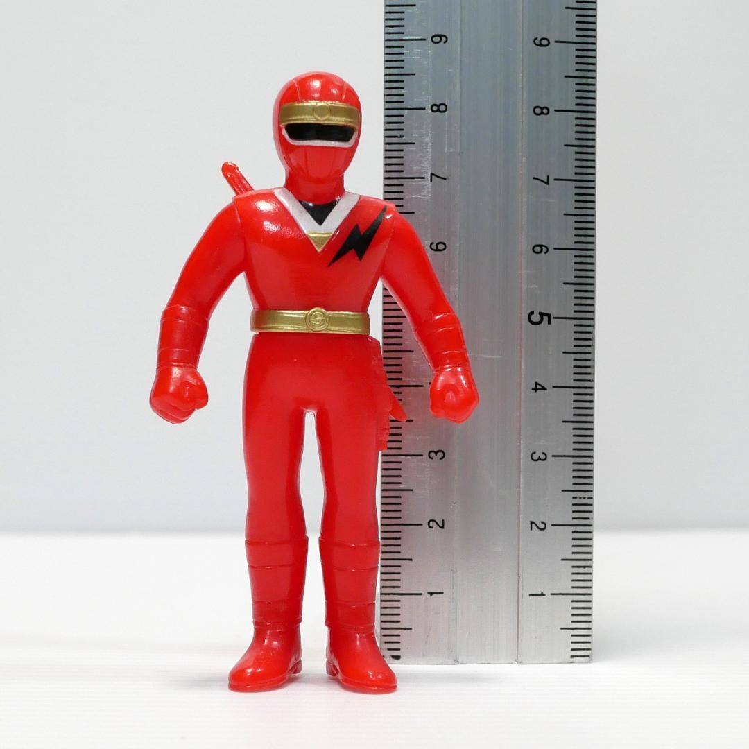 忍者戦隊カクレンジャー」ニンジャレッド ソフビフィギュア（食玩