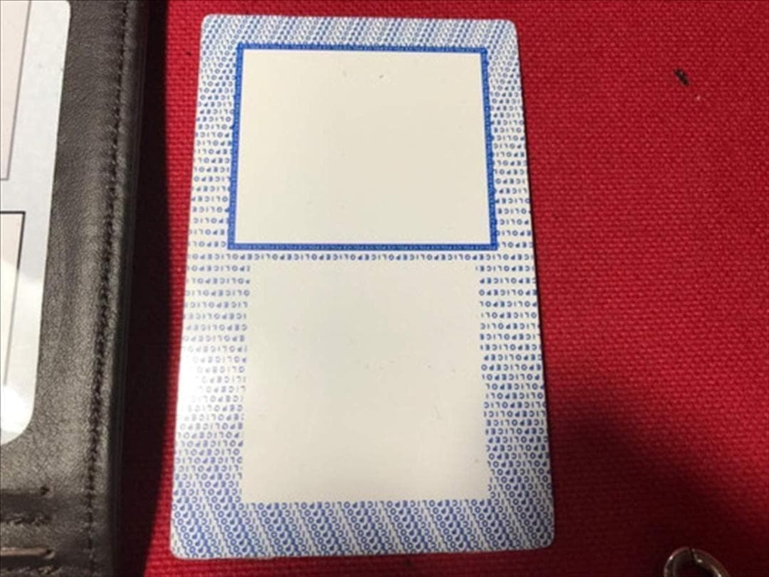 最終出品、趣味、映画撮影用小道具、レプリカ 警察手帳 4点セット ！定期入れに。