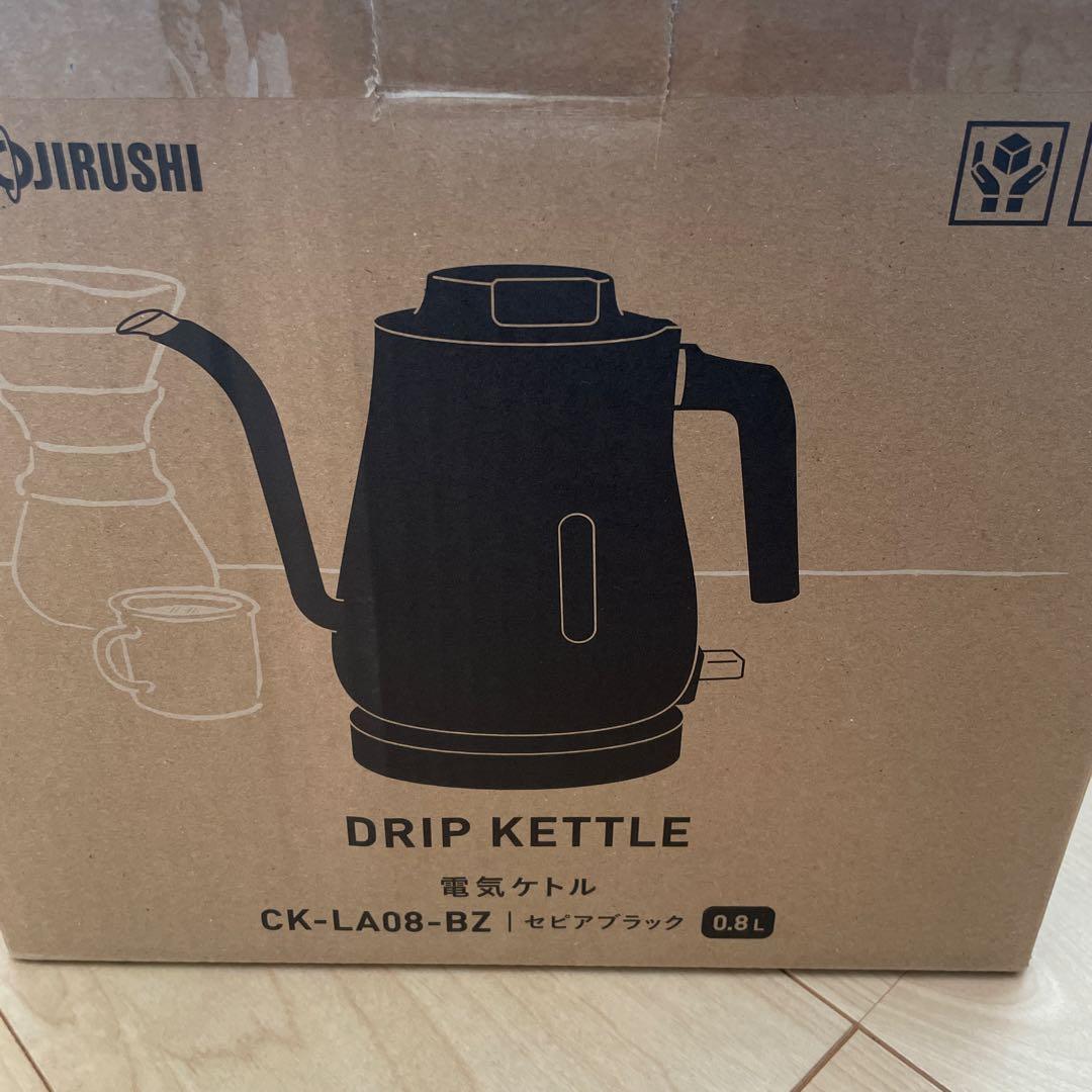 【未使用品】象印 電気ケトル 0.8L セピアブラック CK-LA08-BZ