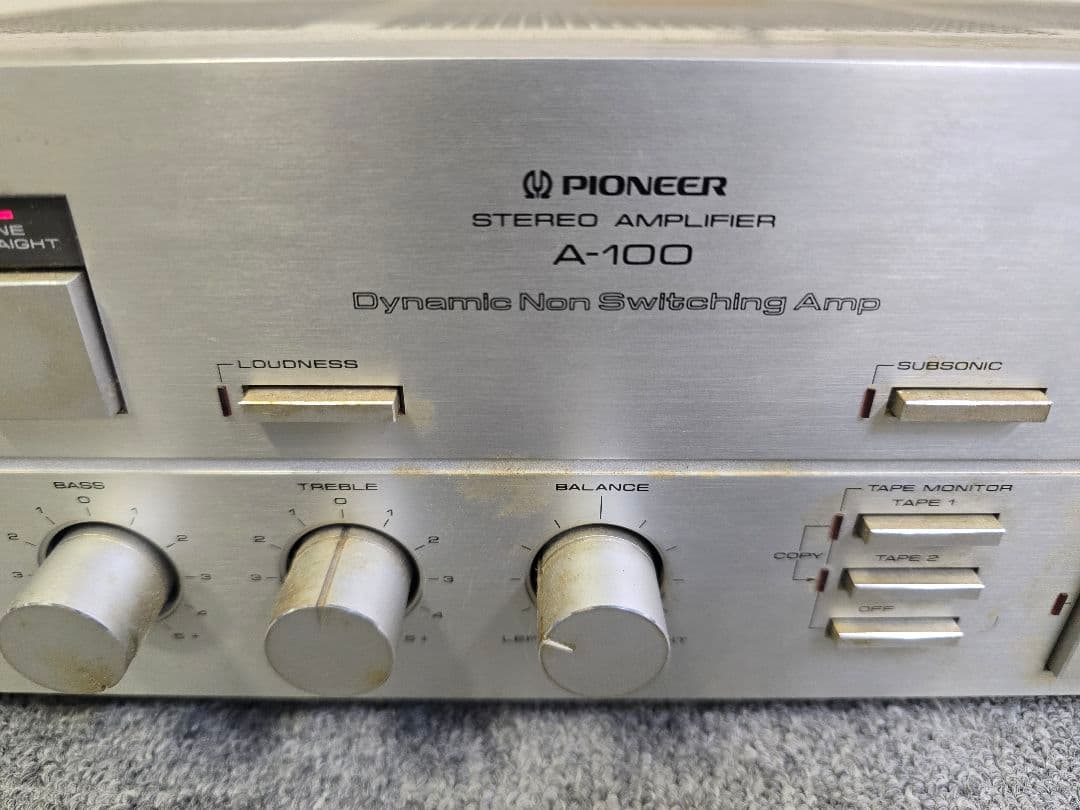 PIONEER パイオニア STEREO AMPLIFIER A-1OO 現状品 - メルカリ