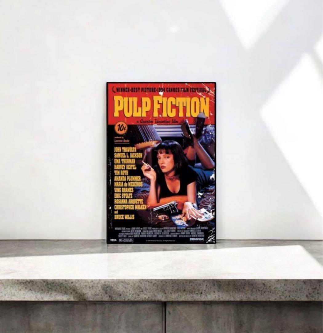 パルプフィクション ポスター A4 額入 映画 グッズ Pulp Fiction