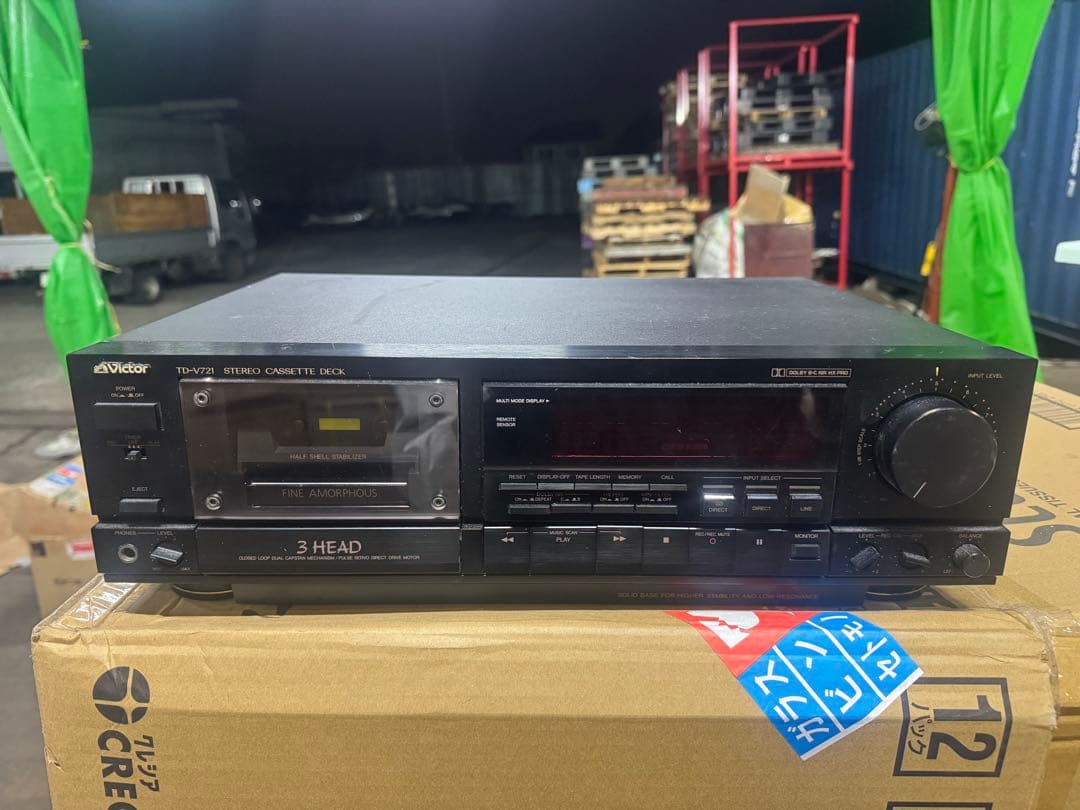 Victor 3 HEAD カセットデッキ TD-V721 - メルカリ