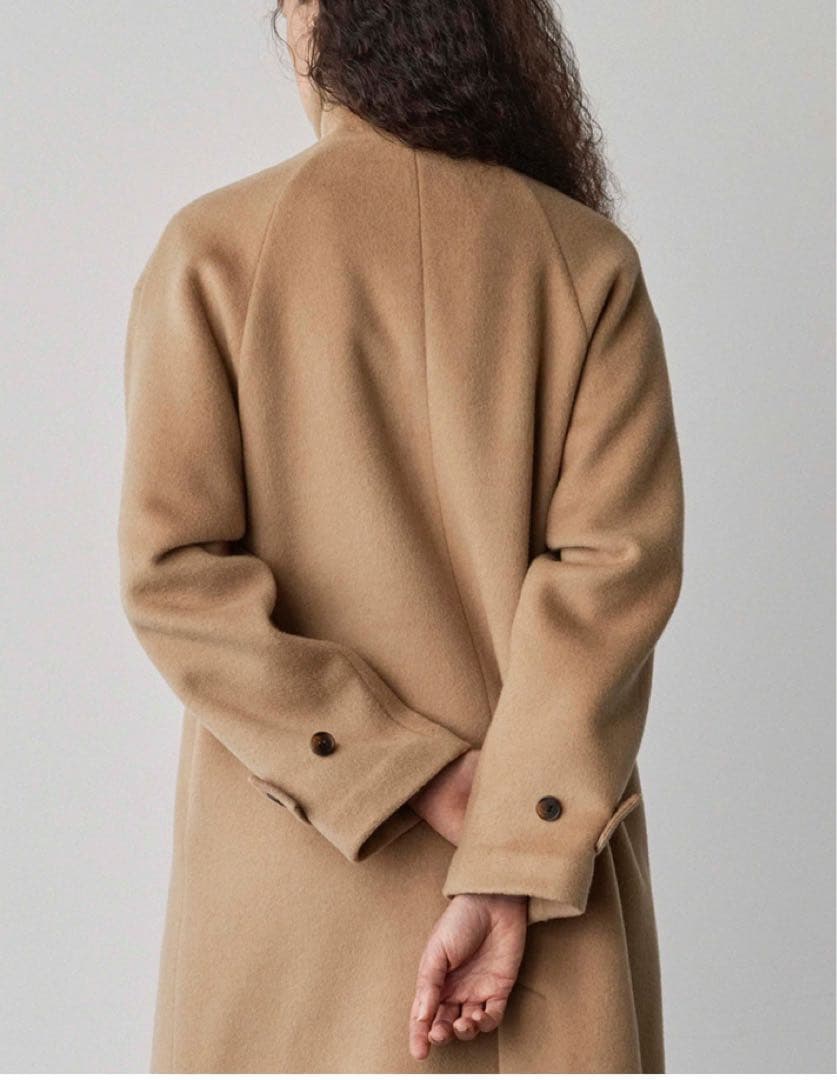 soeju ジーロンラムステンカラーコート - メルカリ