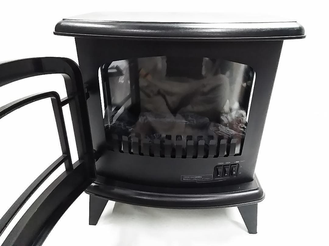 ニトリ ワイド暖炉型ファンヒーター BLT-999B-3-BK 2019年製 ☆ - メルカリ